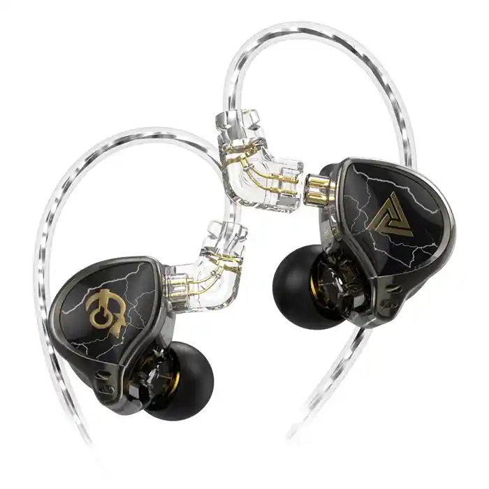 QKZ x HBB Titanium-Coated Diaphragm Driver Earphones (Mic)